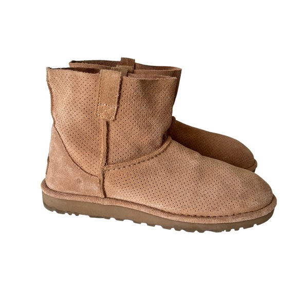 Ugg mini unlined suede leather ankle boots 10 - Picture 5 of 12